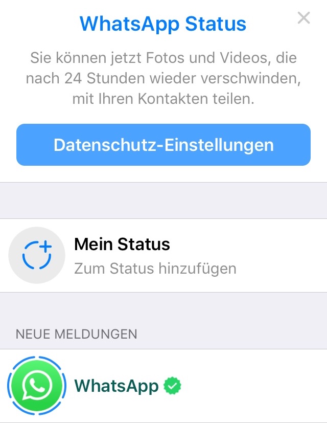 WhatsApp Status