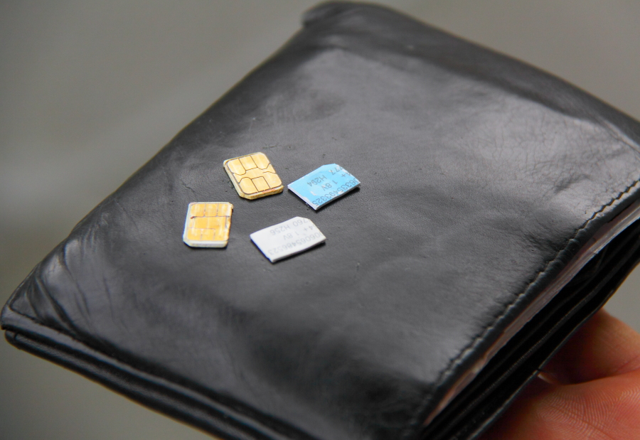 SIM cards for the mobile