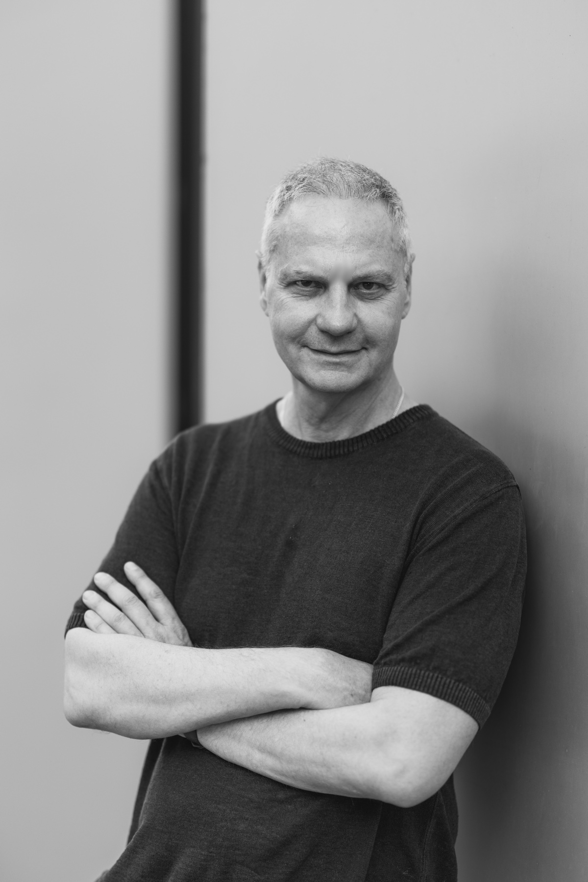 Stephan Creifelds von Klicklab - Porträt in schwarz-weiß